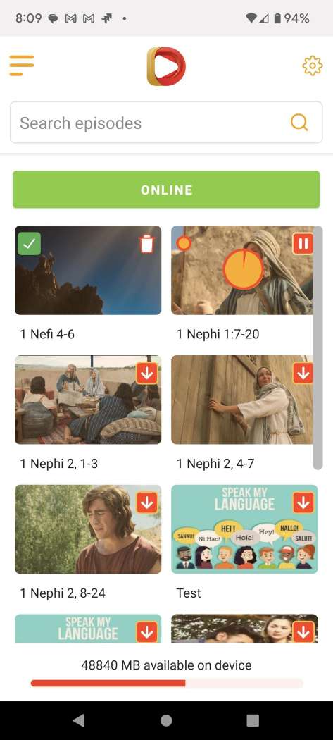 App screenshot